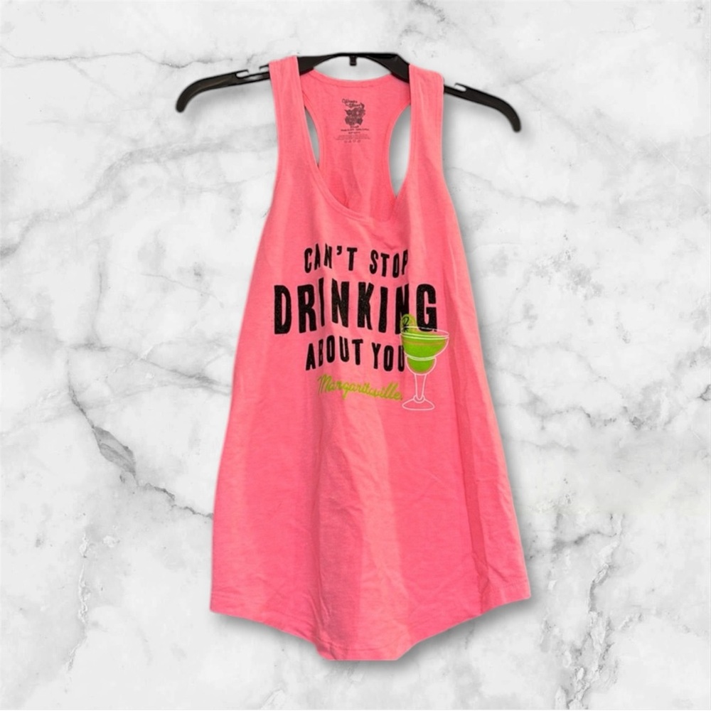Margaritaville - can’t stop drinking about you (neon pink) SMALL
